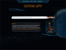 Tablet Screenshot of fr.swtor-spy.com